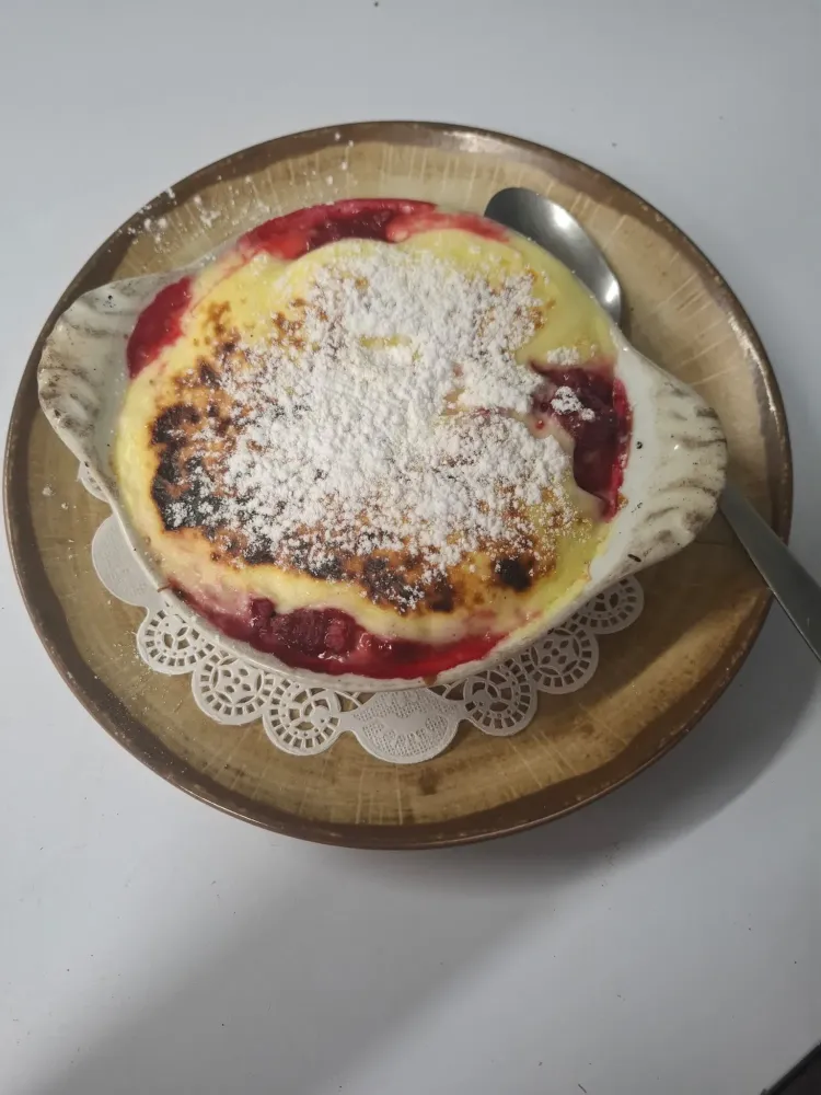 gratiné de framboises